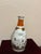Orange Mid 20th Century Small Hand‑Painted Asian Decorative Coralene Vase For Sale - Image 8 of 12