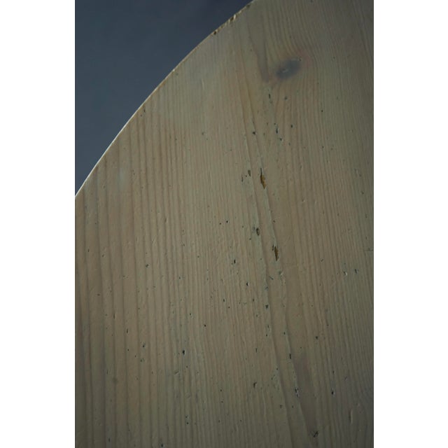 Architectural Handmade Dining Table in White-Washed Pine, 1970s For Sale - Image 12 of 18