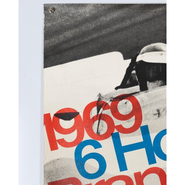 Porsche 6 Hours of Brands Hatch Poster by Strenger, 1969 For Sale - Image 6 of 9
