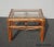 Vintage Mid Century Modern Bamboo Rattan End Table Tiki Palm Beach Style For Sale - Image 13 of 13
