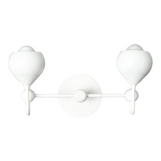 Moura Sconce, Matte White For Sale