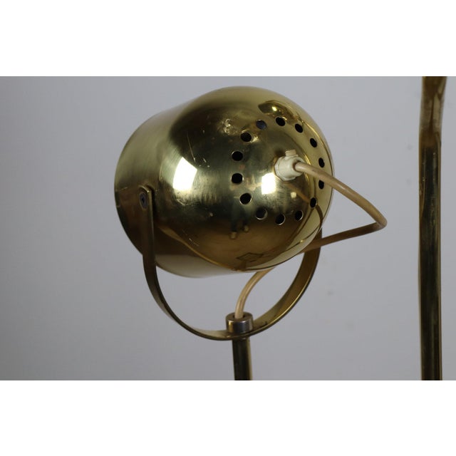 Vintage Floor Lamp in Gilt Metal by Goffredo Reggiani, 1970s For Sale - Image 9 of 18