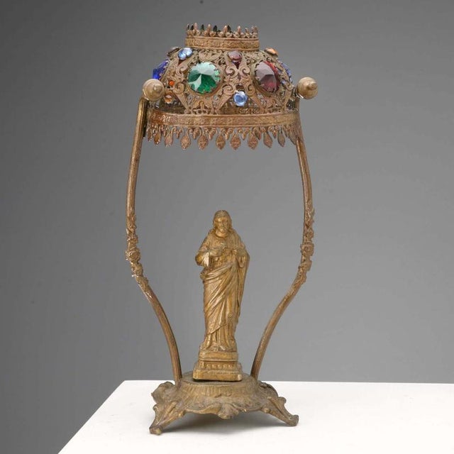 Statue of the Sacred Heart of Jesus Inside the Temple For Sale - Image 11 of 11