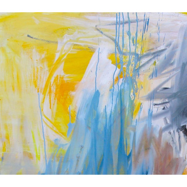 Here the relationship between pale indigo and all kinds of yellow is mediated by white and light gray. I feel my color...