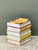 Vintage Italian Glazed Ceramic Books Low Stool For Sale - Image 12 of 18