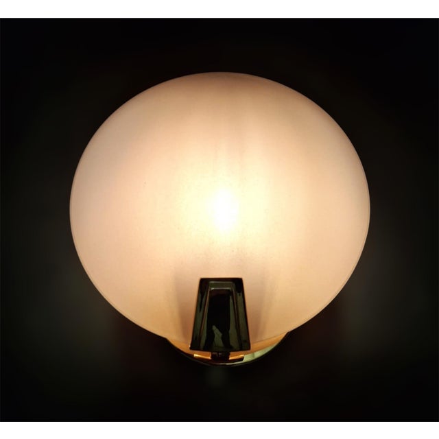 1980s Pink Murano Sconces, a Pair For Sale - Image 6 of 8