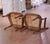 Pair Mid-Century French Louis XV Style Walnut Caned and Leather Desk Armchairs For Sale - Image 13 of 13