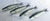 Coastal Vintage Jay Willfred for Andrea by Sadek Ceramic Sardine Knife Rests - Set of 4 For Sale - Image 3 of 12