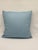 This handcrafted chambray throw pillow cover brings a relaxed, refined accent to any interior with its soft blue hue and...