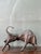 Vintage Metal Abstract Bull Sculpture For Sale - Image 11 of 16