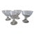 Late 20th Century Glass Dessert Coupes, Set of 4 - Two Sets Available For Sale