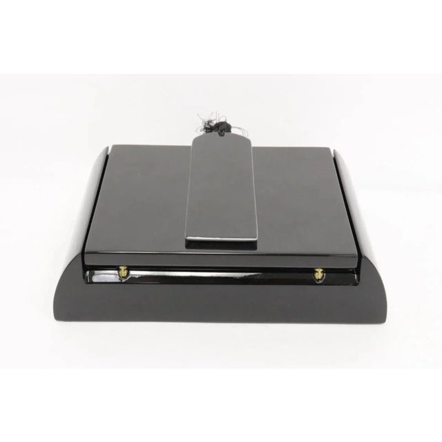 1980s Black Lacquer Van Cleef & Arpels Jewelry Box For Sale - Image 5 of 10