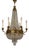 Empire Style Hot Air Balloon 6-Light Chandelier, 1960s For Sale
