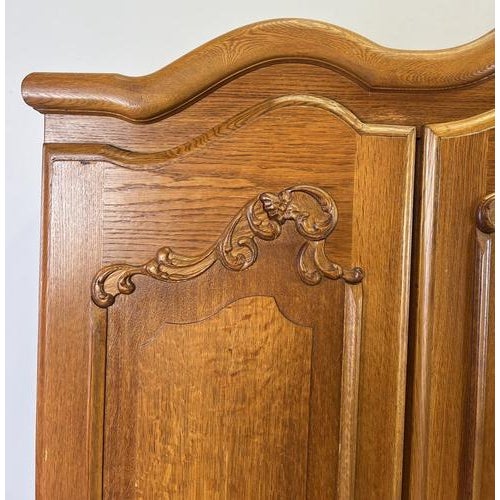 Vintage French Louis XVI Style Wardrobe For Sale - Image 4 of 10