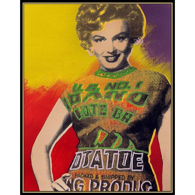 Message us to inquire about custom framing options! (Included for free with every purchase) The artwork here, "Marilyn...