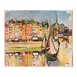 1948 After Raoul Dufy "Le Port D'Honfleur", Second Edition Offset Lithograph