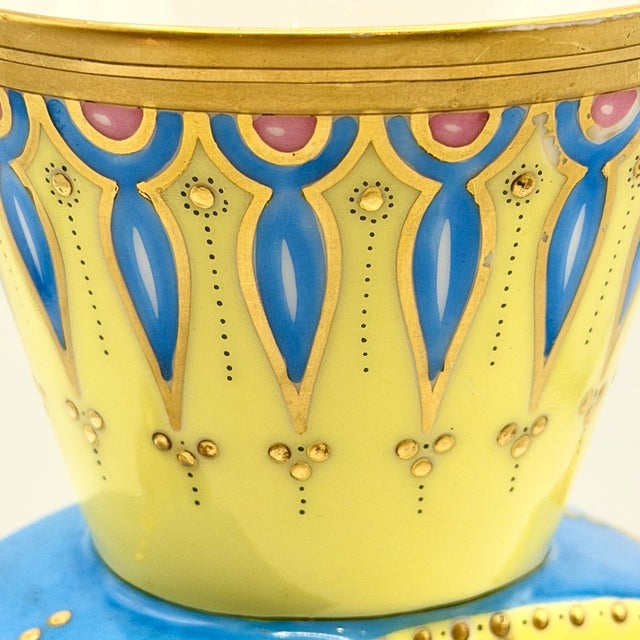 Antique Limoges Porcelain Chinoiserie Moon Flask Vase, 1800s For Sale - Image 6 of 18