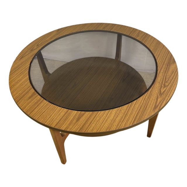 Mid-Century Round Coffee Table, 1960s For Sale