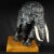 African Elephant Bronze Statue Early 20th Century For Sale - Image 3 of 9