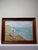 A very beautiful painting, a seascape of cliffs, oil on antique wood, signed ruben in the lower left corner - paul ruben...