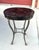 Ethan Allen Regency Style Faux Tessellated Horn Accent Table For Sale In Palm Springs - Image 6 of 9