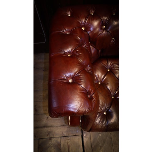 Large Vintage Sofas in Leather, 2010s, Set of 2 For Sale - Image 15 of 18