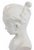 Antique Continental Carved White Marble Bust of a Young Girl With Braids For Sale - Image 4 of 5
