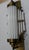 Pair Skyscraper Vintage Art Deco Light Old Lamp Wall Sconces Fixture Brass & Milk Glass Rod Ship Light For Sale - Image 6 of 7