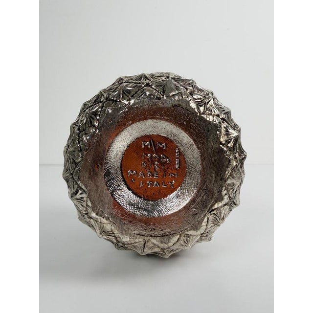 Mid-Century Pineapple Ice Bucket in Silvered Pewter attributed to Mauro Manetti, Italy, 1970s For Sale - Image 17 of 18