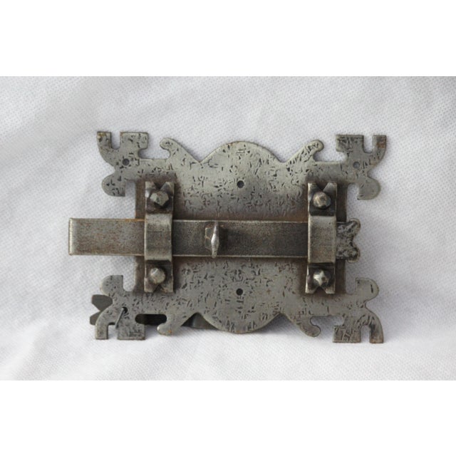 Wrought Iron Door Lock, 1950s For Sale - Image 17 of 18