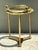 Vintage Brass and Glass Porthole Accent Table For Sale - Image 12 of 12