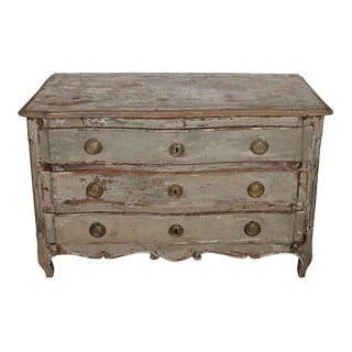 A Charming Painted Louis XV Style Provencal Chest For Sale