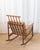 Brown 1960s Danish Modern Rocking Chair in the Style of Edmund Spence For Sale - Image 8 of 14