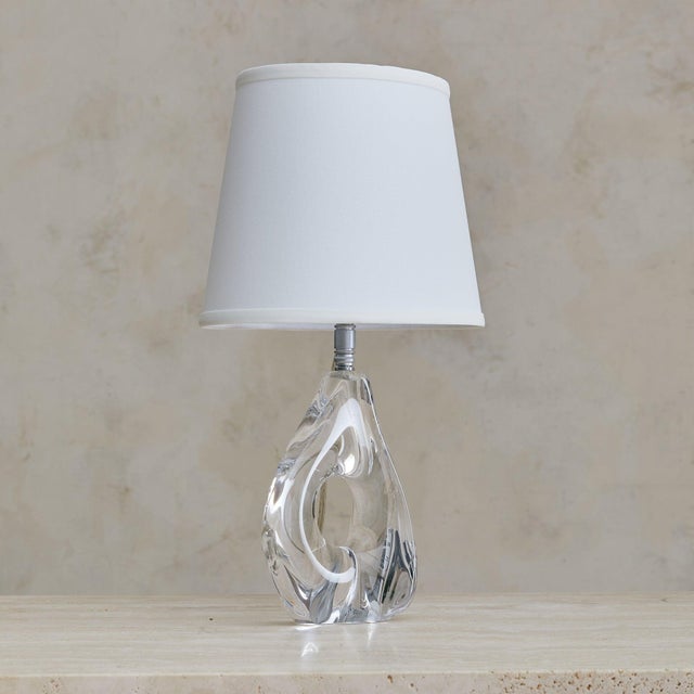1960s Daum French Crystal Table Lamp For Sale - Image 14 of 18