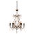 20th Century Italian Rococo Revival Gilt Metal Chandelier With Glass Drops For Sale - Image 15 of 18