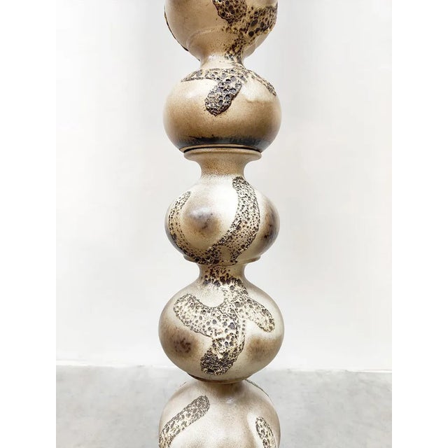 Ceramic Bubble Floor Lamp from Kaiser Idell / Kaiser Leuchten, 1960s For Sale - Image 4 of 5