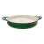 Vintage Dansk Kobenstyle Green Enamel Paella Pan Designed by Jens Quistgaard For Sale