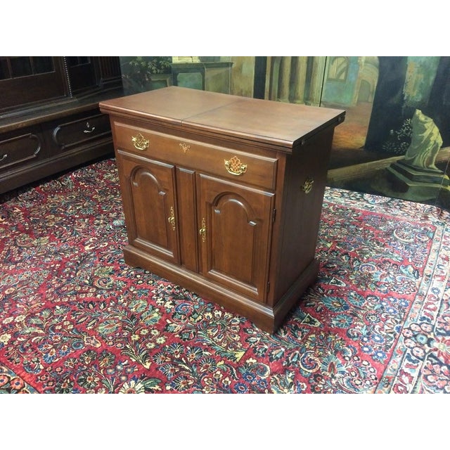 Vintage Flip Top Server, Harden Furniture For Sale - Image 9 of 10