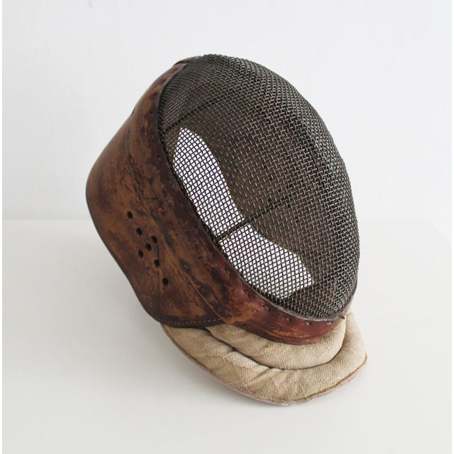 Brown Fencing Masks, 1920s, Set of 2 For Sale - Image 8 of 18