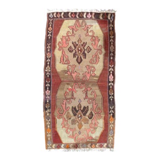 1940s Turkish Kilim Rug For Sale