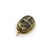 1920s 1920s 14k Gold Egyptian Revival Scarab Faience Pendant With Decorative Border For Sale - Image 5 of 9