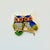 1980s Vintage Boho Chic Arts & Crafts Two Owls on a Branch Brooch. For Sale - Image 4 of 5
