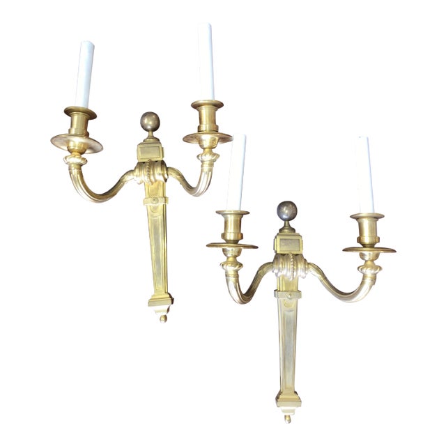 1980s Hollywood Regency Double Arm Sconces From Beyoncé and Jay Z Estate - a Pair For Sale