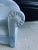 Vintage 1984 Sculpture - Italian L’aquilone Signed Handpainted Matte Porcelain Cloud Chair Sculpture For Sale In Los Angeles - Image 6 of 10