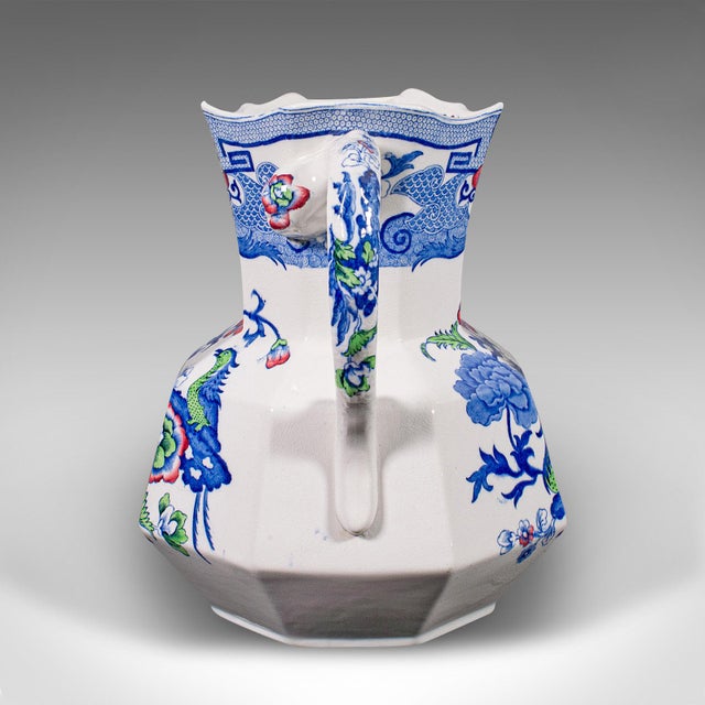 1900's Large Antique Custard Pouring Jug For Sale - Image 4 of 12