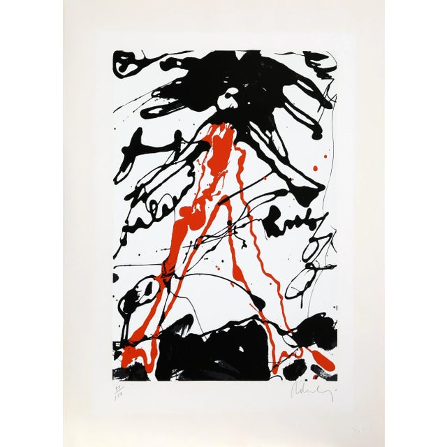 Abstract Striding Figure from Conspiracy: the Artist as Witness Portfolio, Claes Oldenburg Silkscreen, Signed and Numbered in Pencil For Sale - Image 3 of 3