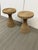 Coastal Brownstone Marley Side Tables, Pair For Sale - Image 3 of 12