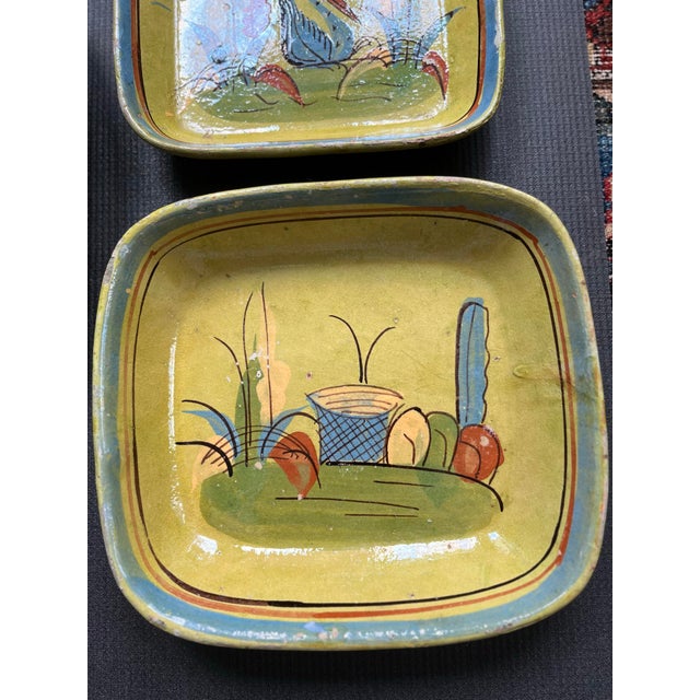 1940s Tlaquepaque Mexican Folk Art Pottery Nesting Bowls-Set of 4 For Sale - Image 9 of 11