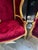 1970s Pair of Gold Trim Red Baroque Porters Chairs For Sale In Atlanta - Image 6 of 12