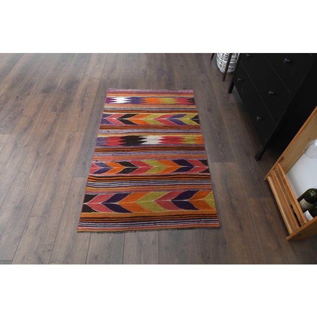 Vintage Persian Hand-Knotted area rug is a semi-antique vintage area rug. The '70s Eastern region of Anatolian's unique...